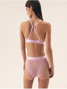 Эластичный бюстгальтер без кости Esotiq LIRAGE 42498 розовый, Цвет: розовый, Размеры: S, изображение 7