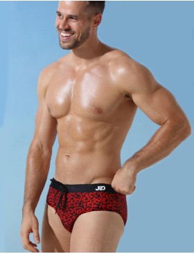 Мужские плавки слипы Jolidon B648I красный принт, Цвет: красный принт, Размеры: L, изображение 2