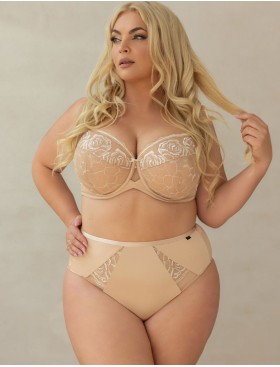 Бюстгальтер с подкроем Kris Line DOLCE soft full cup телесный, Цвет: телесный, Размеры: 65HH, изображение 4