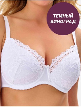 Бюстгальтер на поролоне Misstyle 2545 темный виноград, Цвет: темный виноград, Размеры: 75D