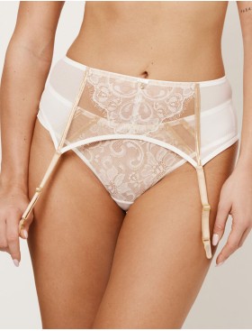 Пояс для чулок Subtille HARMONY GOLD belt, Цвет: молочный, Размеры: M