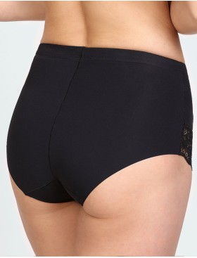 Высокие трусы слипы без резинок Orhideja 968-000 черный, Цвет: черный, Размеры: 6XL, изображение 2