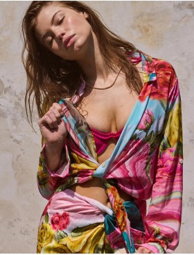 Пляжная рубашка Agua Bendita 15126 CRYSTAL MIRAGE, Цвет: розовый, Размеры: S