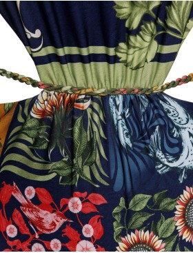 Купальник монокини с винтажным принтом Agua Bendita 15189 NADINE HARVEST, Цвет: темно-синий, Размеры: S, изображение 4