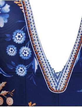 Слитный купальник Agua Bendita 15372 ALOE AZURE, Цвет: синий, Размеры: L, изображение 4