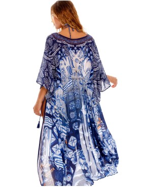 Халат-парео Agua Bendita 15381 SAM AZURE, Цвет: темно-синий, Размеры: UN, изображение 2