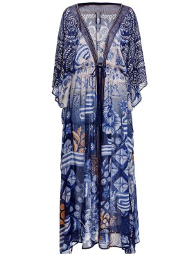 Халат-парео Agua Bendita 15381 SAM AZURE, Цвет: темно-синий, Размеры: UN, изображение 3