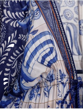 Халат-парео Agua Bendita 15381 SAM AZURE, Цвет: темно-синий, Размеры: UN, изображение 5