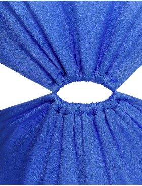 Однотонный купальник монокини Agua Bendita 15411 BLOOM AZURE, Цвет: синий, Размеры: S, изображение 3