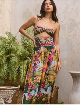 Пляжное платье Agua Bendita 15425 MALAY VENTURA, Цвет: темно-зеленый, Размеры: L