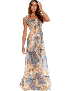 Легкий сарафан Agua Bendita 17052 LUCERY BLUSH, Цвет: голубой, Размеры: M