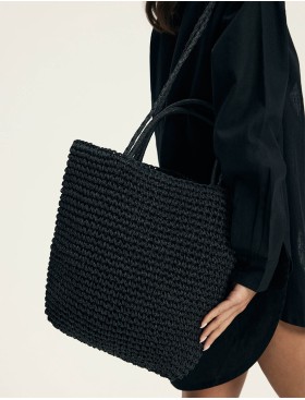 Сумка пляжная Esotiq MONTENEGRO 44330 черный, Цвет: черный, Размеры: UN, изображение 2