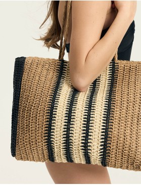 Сумка пляжная Esotiq BOLOGNA 44331 соломенный, Цвет: соломенный, Размеры: UN, изображение 3