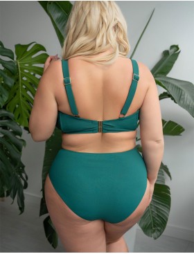 Высокие плавки женские Kris Line TARIFA briefs high waist, Цвет: изумрудный, Размеры: M, изображение 6