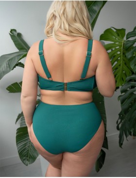 Высокие плавки женские Kris Line TARIFA briefs high waist, Цвет: изумрудный, Размеры: M, изображение 4