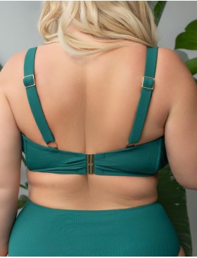 Верх купальника мягкий Kris Line TARIFA soft full cup, Цвет: изумрудный, Размеры: 100D, изображение 2