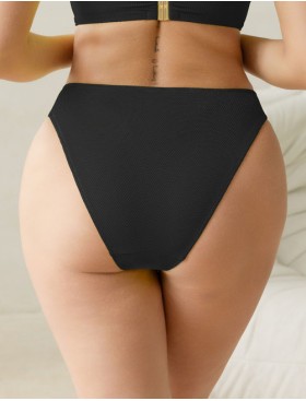 Низ купальника Kris Line LEMON BLACK briefs, Цвет: черный, Размеры: M, изображение 2