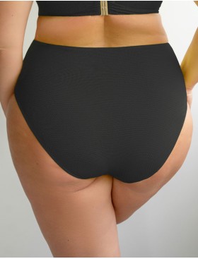 Высокие плавки Kris Line LEMON BLACK briefs high waist, Цвет: черный, Размеры: M, изображение 2