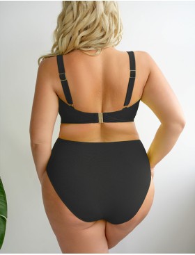 Высокие плавки Kris Line LEMON BLACK briefs high waist, Цвет: черный, Размеры: M, изображение 4