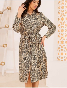 Рубашка средней длины Mia-Amore ALLEGRO 5460, Цвет: песочный, Размеры: 3XL, изображение 3