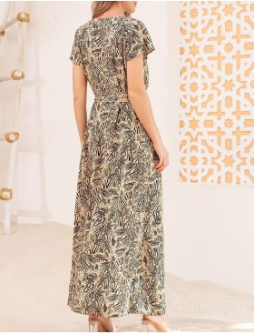 Длинное платье-халат Mia-Amore ALLEGRO 5461, Цвет: песочный, Размеры: XL, изображение 2