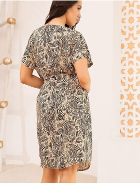 Туника средней длины Mia-Amore ALLEGRO 5463, Цвет: песочный, Размеры: 2XL/3XL, изображение 2