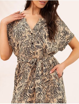 Туника средней длины Mia-Amore ALLEGRO 5463, Цвет: песочный, Размеры: 2XL/3XL, изображение 5