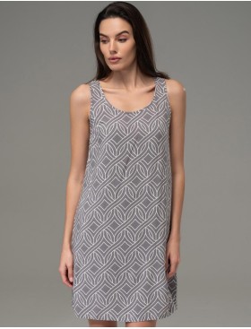 Сорочка из вискозы Mia-Amore DAMASK 5360, Цвет: серый, Размеры: L