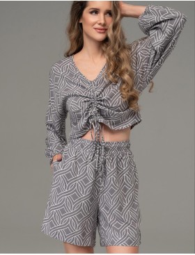 Оригинальный комплект Mia-Amore DAMASK 5367, Цвет: серый, Размеры: S