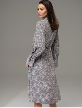 Платье-рубашка Mia-Amore DAMASK 5369, Цвет: серый, Размеры: S, изображение 2