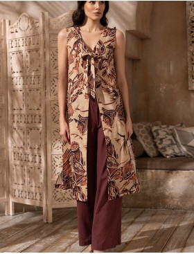 Костюм брюки с удлиненным топом Mia-Amore EPHIOPIA 5455, Цвет: мультицвет, Размеры: XL