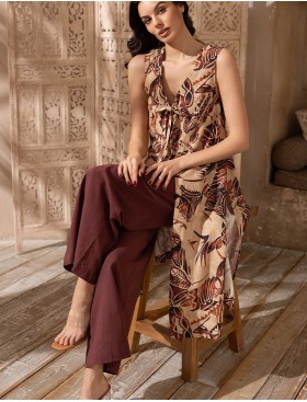 Костюм брюки с удлиненным топом Mia-Amore EPHIOPIA 5455, Цвет: мультицвет, Размеры: XL, изображение 4