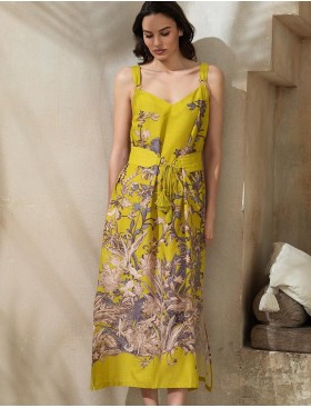 Длинный сарафан Mia-Amore FIJI 5409, Цвет: лайм, Размеры: XL