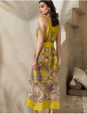 Длинный сарафан Mia-Amore FIJI 5409, Цвет: лайм, Размеры: XL, изображение 2