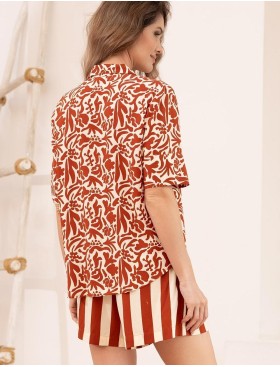 Комплект с полосатыми шортами Mia-Amore LUIGIANNA 5472, Цвет: мультицвет, Размеры: 2XL, изображение 4