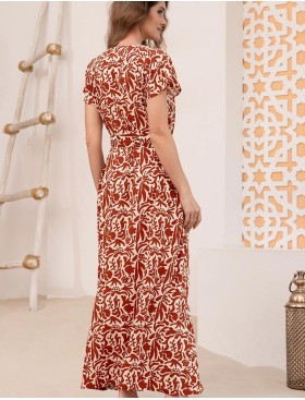 Длинное платье-халат Mia-Amore LUIGIANNA 5477, Цвет: мультицвет, Размеры: 3XL, изображение 2