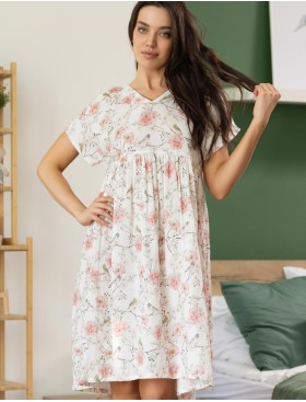 Домашняя туника из хлопкового муслина Mia-Amore VERBENA 5523, Цвет: мультицвет, Размеры: L/XL