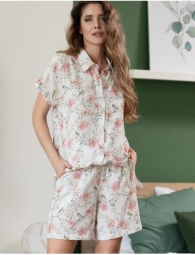 Пижама из хлопкового муслина Mia-Amore VERBENA 5525, Цвет: мультицвет, Размеры: XL, изображение 4