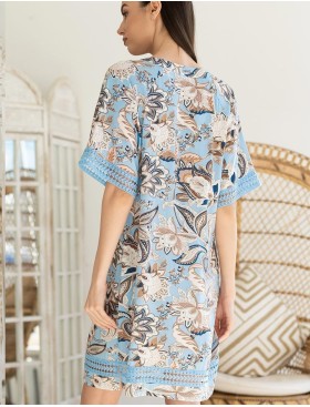 Туника средней длины Mia-Amore VITA 5181, Цвет: мультиколор, Размеры: 4XL/5XL, изображение 2