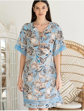 Туника средней длины Mia-Amore VITA 5181, Цвет: мультиколор, Размеры: 4XL/5XL, изображение 3