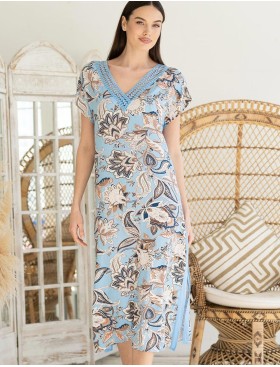 Длинная туника Mia-Amore VITA 5184, Цвет: мультиколор, Размеры: 4XL/5XL