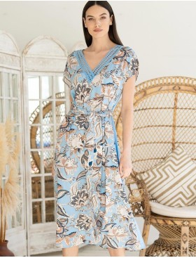 Длинная туника Mia-Amore VITA 5184, Цвет: мультиколор, Размеры: 4XL/5XL, изображение 3