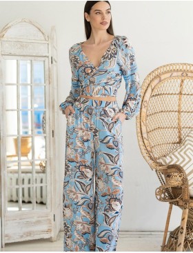 Лёгкий костюм из вискозы Mia-Amore VITA 5185, Цвет: мультиколор, Размеры: M