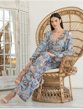 Лёгкий костюм из вискозы Mia-Amore VITA 5185, Цвет: мультиколор, Размеры: M, изображение 4