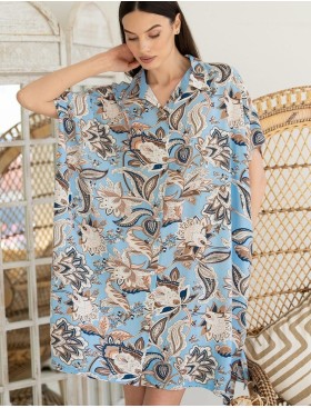 Свободная рубашка Mia-Amore VITA 5187, Цвет: мультиколор, Размеры: 4XL/5XL, изображение 3