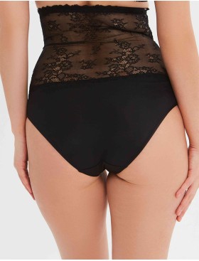 Трусы слипы с завышенной талией Nikol Djumon 151 31 черный, Цвет: черный, Размеры: S, изображение 2