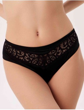 Трусики бразилиана Nikol Djumon 185 26 черный, Цвет: черный, Размеры: 2XL