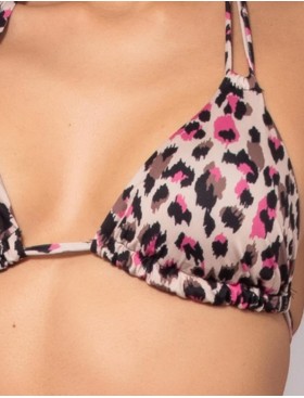 Раздельный купальник шторка слип Sielei ABSTRACT ANIMAL AA88 sabbia, Цвет: sabbia (песочный), Размеры: 85B, изображение 3