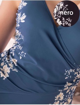 Закрытый купальник Sielei OASI FW52 nero, Цвет: nero (черный), Размеры: 85C, изображение 3