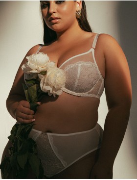 Трусы бразилиана Ava CRYSTAL 1396 brazyliany экрю, Цвет: экрю, Размеры: S, изображение 3